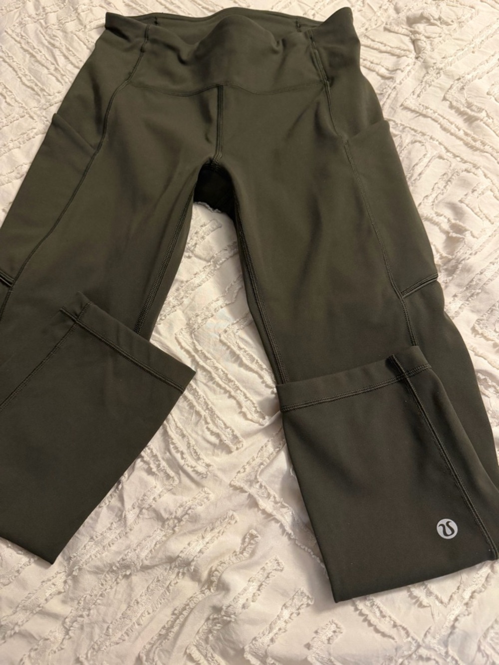 lululemon athletica Olive Kids Performance Leggings with Side Pockets